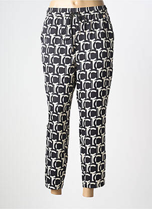 Pantalon 7/8 țesătură poplin mărime normală negru LOLA CASADEMUNT femeie