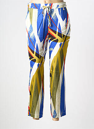 Pantalon 7/8 talie elastică mărime normală verde LOLA CASADEMUNT femeie