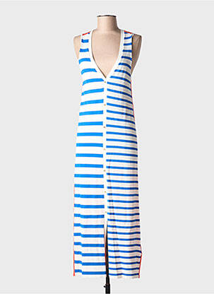 Rochie lungă fără mâneci fără mâneci albastru LOLA CASADEMUNT femme