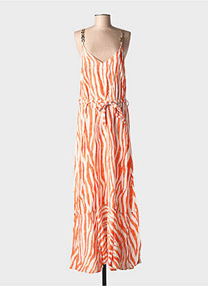 Rochie lungă portocaliu LOLA CASADEMUNT femeie