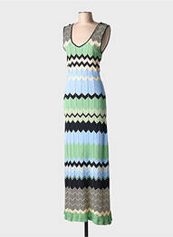 Rochie lungă fără mâneci fără mâneci verde LOLA CASADEMUNT femeie