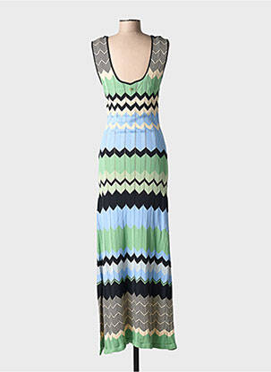 Rochie lungă fără mâneci fără mâneci verde LOLA CASADEMUNT femeie