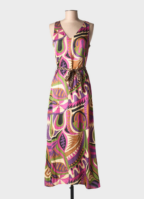 Rochie lungă maro LOLA CASADEMUNT femeie