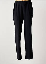 Pantalon drept talie elastică negru IMPULSION femme