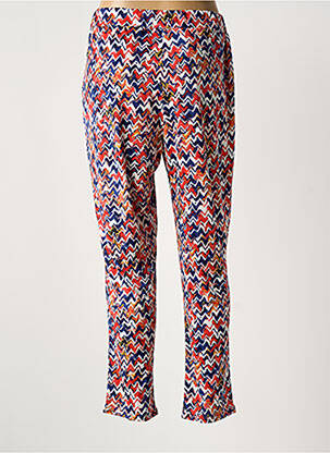 Pantalon slim talie elastică mărime normală roșu ATLANTA femeie