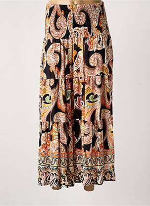 Fustă lungă negru LAGON BLEU femeie