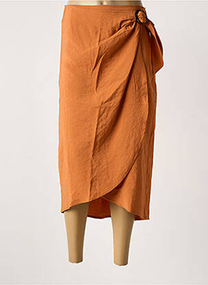 Fustă lungă maro LOLA ESPELETA femeie