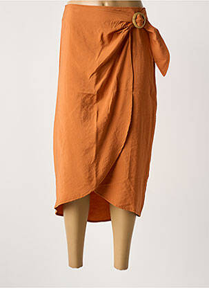 Fustă lungă maro LOLA ESPELETA femeie