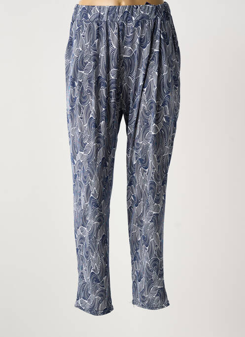 Pantalon drept albastru ATLANTA femeie