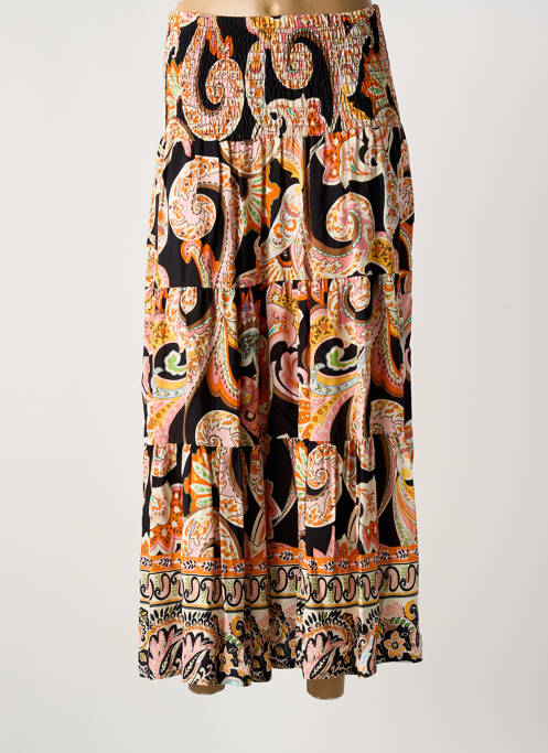 Fustă lungă negru LAGON BLEU femeie