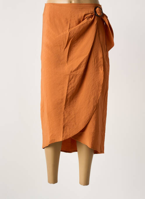 Fustă lungă maro LOLA ESPELETA femeie