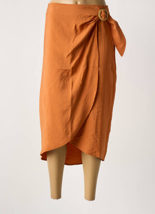 Fustă lungă maro LOLA ESPELETA femeie