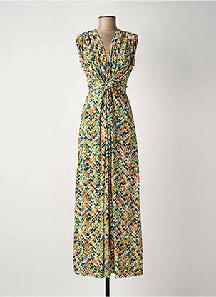 Rochie lungă verde ATLANTA femeie