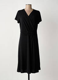 Rochie midi mâneci scurte mâneci scurte negru RENATTO BENE femme