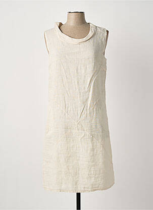 Rochie midi bej LA PETITE NÎMOISE femeie