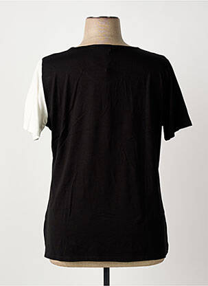 Tricou elasticitate mâneci scurte negru GREGORY PAT femeie