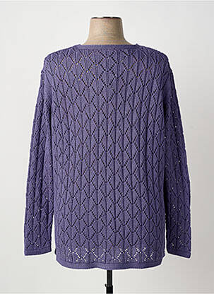 Vestă cu mâneci lungi guler rotund violet OMC femeie