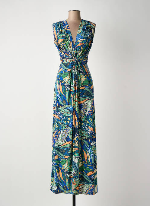 Rochie lungă albastru ATLANTA femeie