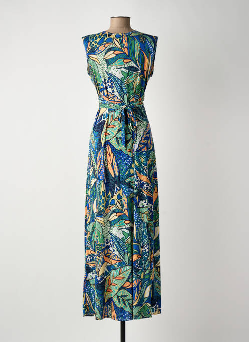 Rochie lungă albastru ATLANTA femeie