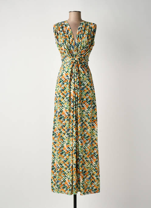 Rochie lungă verde ATLANTA femeie