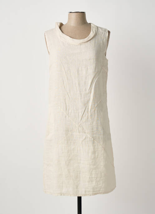 Rochie midi bej LA PETITE NÎMOISE femeie