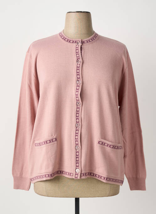 Vestă cu mâneci lungi roz LAS CABRILLAS femeie