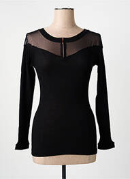 Tricou mâneci lungi mâneci lungi negru FRALY femme