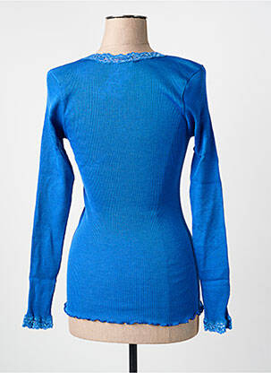 Tricou mâneci lungi mâneci lungi albastru deschis FRALY femeie