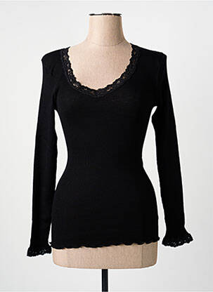 Tricou mâneci lungi mâneci lungi negru FRALY femeie