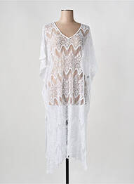 Rochie de plajă țesătură croșetată alb PINK P femme