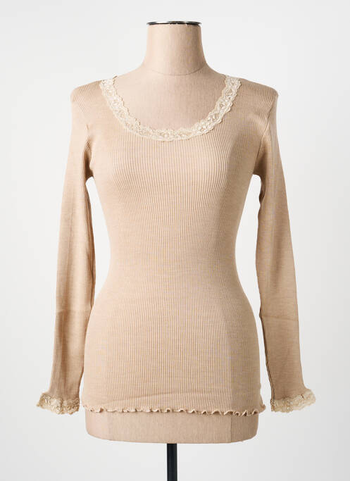 Tricou mâneci lungi mâneci lungi bej FRALY femme