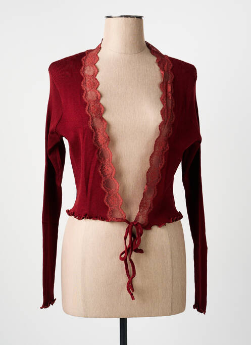 Vestă cu mâneci lungi roșu FRALY femeie