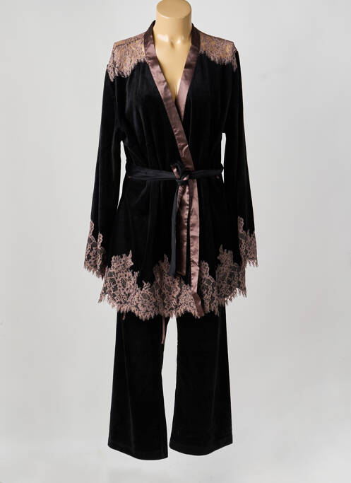 Pijama negru MARJOLAINE femeie