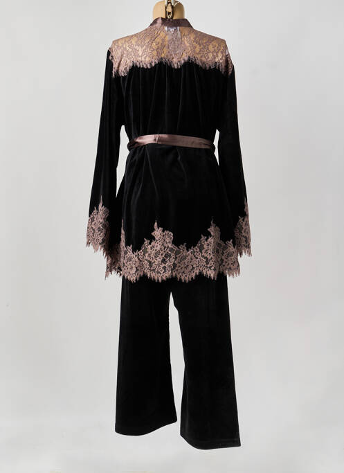 Pijama negru MARJOLAINE femeie