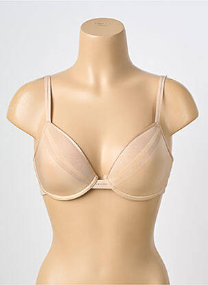 Sutien efect material satinat top sutien modelat piele CHANTELLE femeie