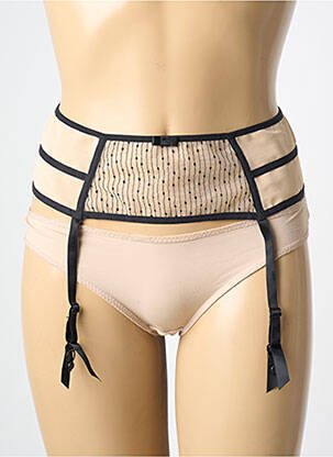 Corset/jartieră broderie culoare piersică FREYA femeie
