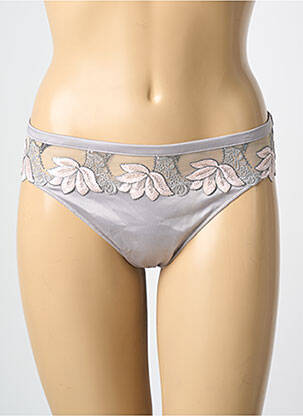 Tanga argintiu SECRET D'EVA femeie