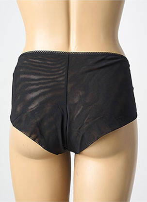 Chilot efect material satinat negru FREYA femeie