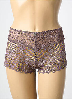 Shorty elasticitate maro EMPREINTE femeie