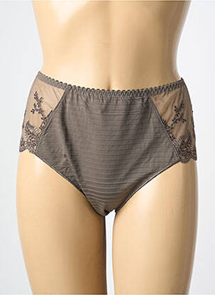 Chilot cu talie înaltă maro LOUISA BRACQ femeie