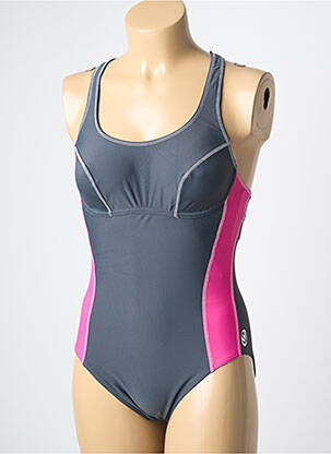 Costum de baie dintr-o singură piesă top sutien tip racerback top sutien tip racerback gri OCEAN WEAR femeie