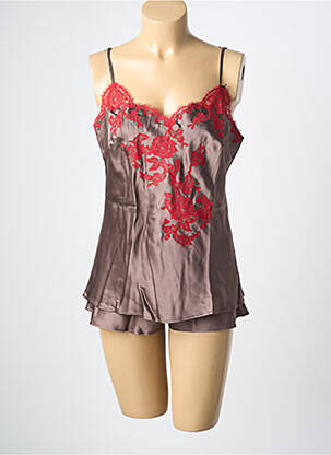 Set lenjerie maro MARJOLAINE femeie