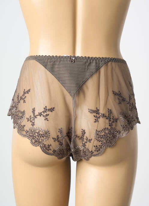 Chilot cu talie înaltă maro LOUISA BRACQ femeie