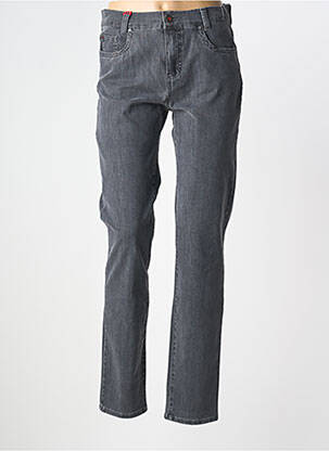 Blugi cu croială slim gri ANNA MONTANA femeie