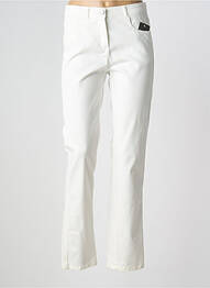 Pantalon slim buzunare alb FRANK WALDER femme