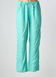 Pantalon drept talie elastică albastru BARBARA LEBEK femme