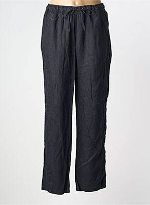 Pantalon drept talie elastică negru BARBARA LEBEK femeie