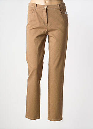Pantalon slim buzunare bej FRANK WALDER femeie