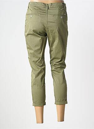 Pantalon trei sferturi elasticitate mărime normală verde LCDN femeie