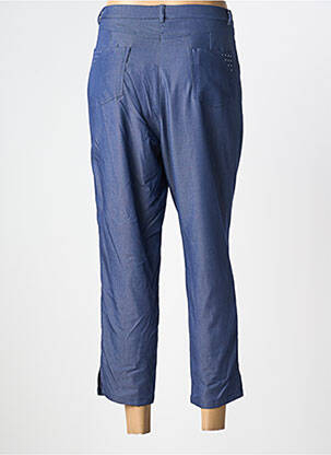 Pantalon 7/8 elasticitate mărime normală albastru GUY DUBOUIS femeie